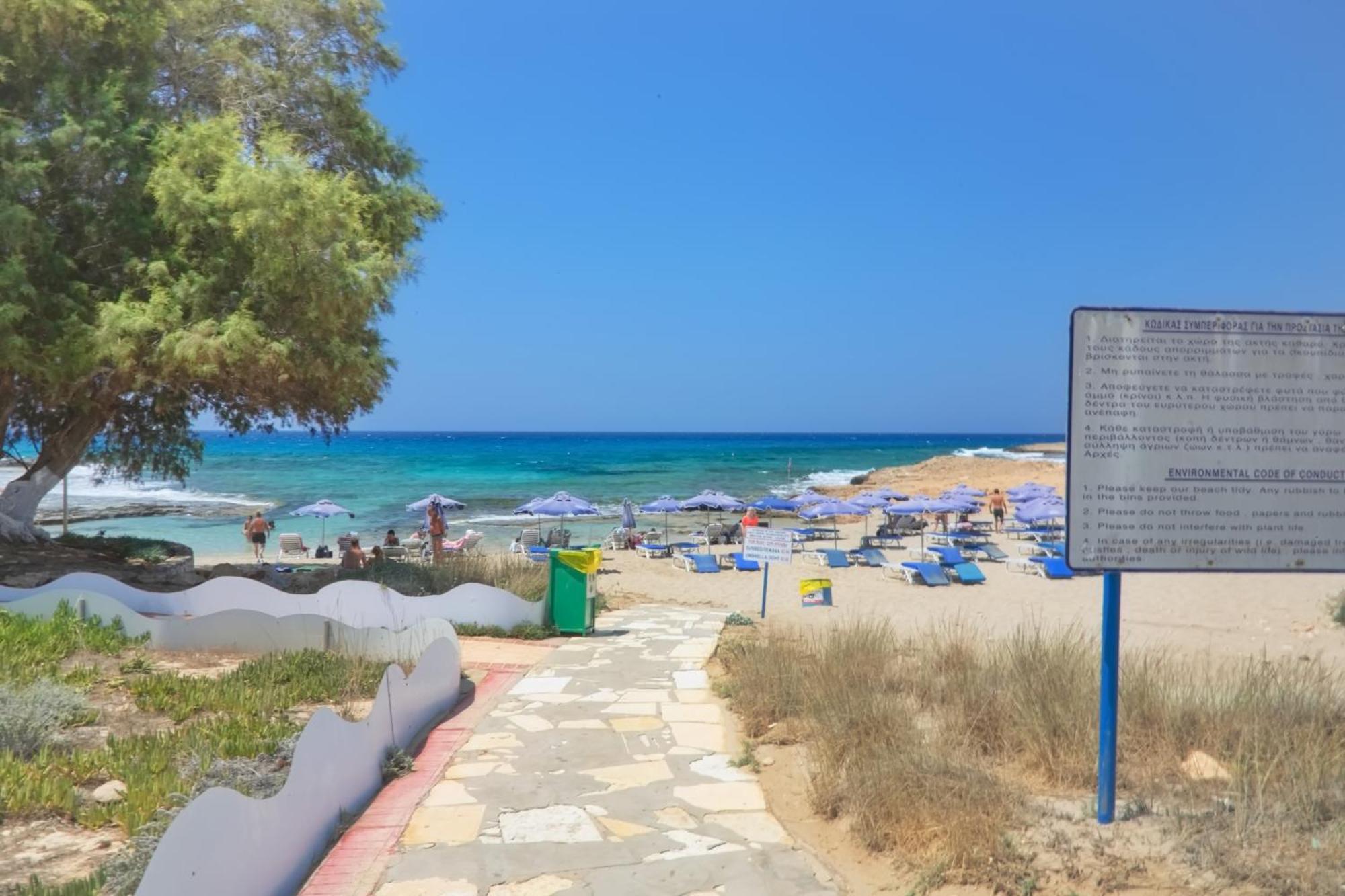 Beachfront Luxury Villa Idania Ayia Napa Eksteriør billede