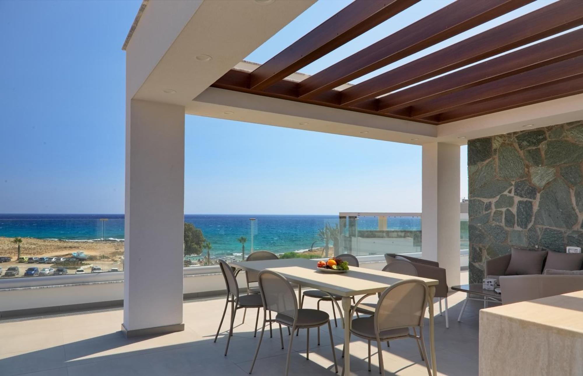 Beachfront Luxury Villa Idania Ayia Napa Eksteriør billede
