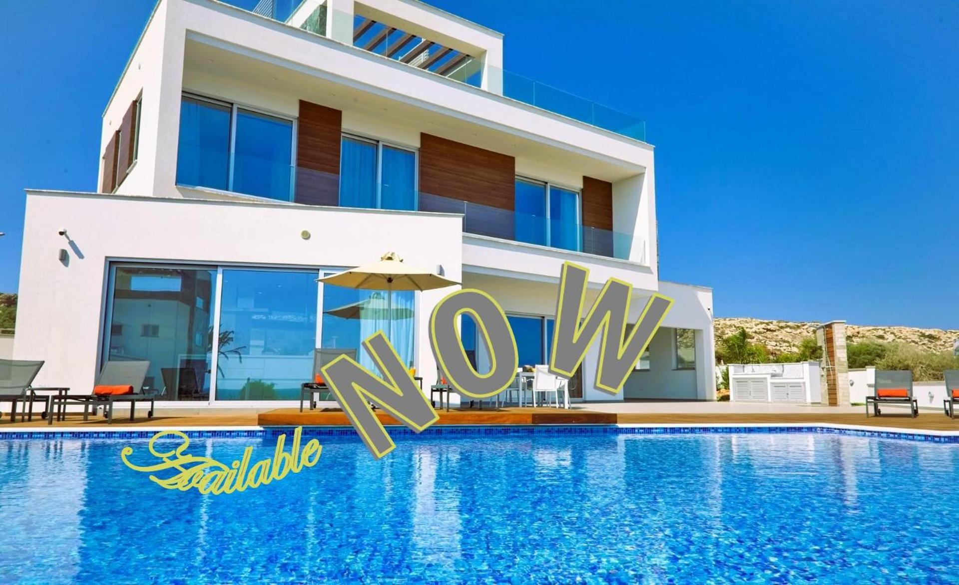 Beachfront Luxury Villa Idania Ayia Napa Eksteriør billede